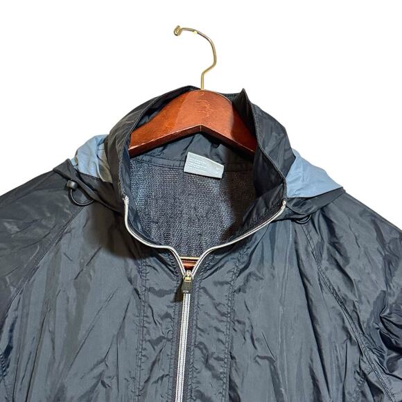 Columbia Jacket Women Medium Ladies Black Full Zip Hooded Outdoors Windbreaker - Picture 4 of 6